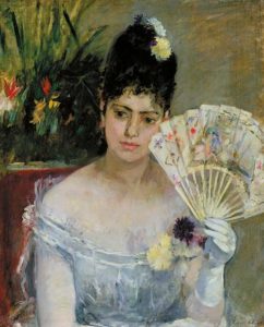 Berthe Morisot (1841-1895) Donna con ventaglio o Il ballo, 1875