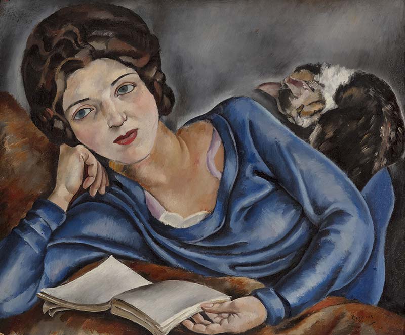 Josep de Togores, René con il gatto, 1920