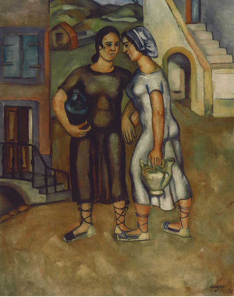 Celso Lagar, Conversando in strada, 1915 ca.