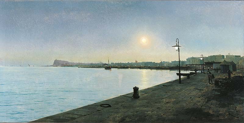 Eliseu Meifrèn, Il porto di Barcelona, 1889